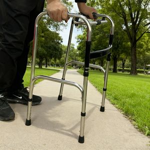 Walking Aid Aluminum Alloy <b>Walker</b> For <b>Elderly</b> Mobility Support - Product Image 4