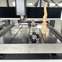 Máquina Router CNC para Madera Jinan Mosencnc 6090 de 4 Ejes, con Encimera y Fregadero con Rotación, Grabado 3D en Madera, Controlador DSP A11, Motor Servo