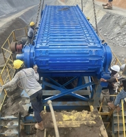 Alimentateur à tablier électrique robuste pour l'exploitation minière avec variateur de vitesse, capacité de 150 t/h pour usage en construction