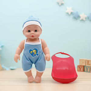 <b>Top</b> Grade Travel Size <b>PVC</b> Voice Doll Feeding Bib with <b>PVC</b> Bag Packaging for On The Go Mealtime Simulation Adventure Essential - Product Image 1