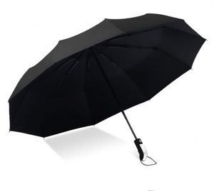Parapluie de voyage pliable 3 sections pour filles en pongé 190T à ouverture et fermeture automatiques, idéal pour la promotion - Product Image 2