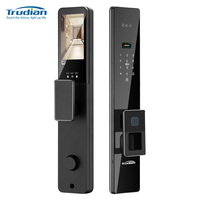 Cerradura Inteligente Digital para Puerta con Reconocimiento Facial 3D Wifi de Alta Calidad, con Cámara, Huella Dactilar, Código y Tarjeta, Compatible con la Aplicación Tuya