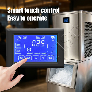 Machine à glaçons commerciale YISO certifiée CE, 1000 kg/24h, glaçons transparents, refroidissement par air et eau, en acier inoxydable, pour restaurant - Product Image 4