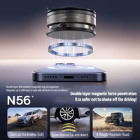 Nouveau support de téléphone portable magnétique pliable à rotation 360° pour voiture, avec ventouse, support de bureau et fixation pour voiture – Tendance 2026