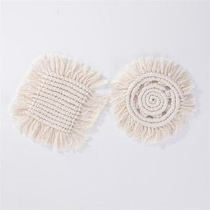 STOCK! Tapis <span class=keywords><strong>de</strong></span> tasses, tasses, dessous <span class=keywords><strong>de</strong></span> verre <span class=keywords><strong>de</strong></span> style bohème, fait à la main, napperon esthétique - Product Image 4