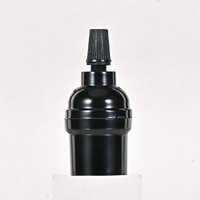 Suspension à LED E27 E26 Support de lampe en métal nu 110V 220V Rétro Nostalgique Bakelite LampHolder