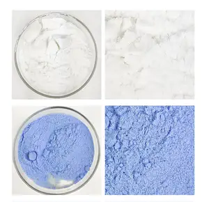 Polvo de queratina azul libre de polvo, polvo blanqueador de pelo blanco a granel