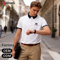 Polo de golf performant avec col à revers et confort de swing pour logo personnalisé, fabrication OEM ODM