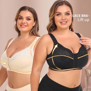 <span class=keywords><strong>Soutien</strong></span>-<span class=keywords><strong>gorge</strong></span> de sport ajustable à armatures pour grandes tailles avec trois rangées de boutons, respirant, en dentelle sexy pour femme, en stock - Product Image 6