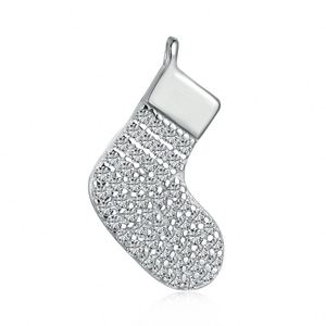 Pendentifs en argent S925 Dylam pour Noël, avec ornements en zircone 5A pour collier, bracelet et boucles d'oreilles DIY - Product Image 1