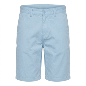<b>Light</b> <b>Blue</b> Men <b>Chino</b> <b>Shorts</b> Canvas Casual Zipper Fly Mid Waist Waterproof Gym <b>Short</b> Pants Custom Logo - Product Image 1