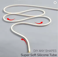 Ruban LED néon fin 4 mm DC12V, diffuseur en tube de silicone flexible, éclairage encastré pour étagères, armoires, extérieur