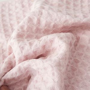 Serviette de toilette et de visage en coton gaufré, couleur unie, taille standard, ensemble de serviettes de bain pour hôtel - Product Image 4