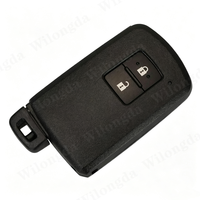 Boîtier de clé télécommande intelligent 2/3/4 boutons en ABS et métal pour Avalon, Camry, RAV4, Corolla, Highlander