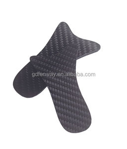 공장 공급 아치 지원 깔창 얇은 고경도 CNC 가공 탄소 섬유 신발 깔창 맞춤 깔창 - Product Image 1