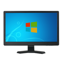 Monitor CCTV LCD Full HD de 21.5 Pulgadas con Entrada AV BNC, Monitor LED BNC de Pantalla Ancha de 22 Pulgadas para Juegos y Uso Comercial