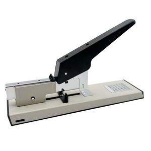 <span class=keywords><strong>Agrafeuse</strong></span> de bureau manuelle à bras long, robuste, en métal, pour 100 pages, facile à utiliser, pour documents imprimés, format 23x13 - Product Image 1