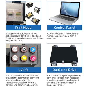 เครื่องพิมพ์แก้วเซ<span class=keywords><strong>รา</strong></span>มิกติดผนังกลางแจ้ง3D UV เครื่องพิมพ์ภาพติดผนังแนวตั้งเครื่องพิมพ์ภาพติ<span class=keywords><strong>ด</strong></span>ผนัง DX10 CMYK เทคโนโลยีการถ่ายภาพติดผนัง - Product Image 3
