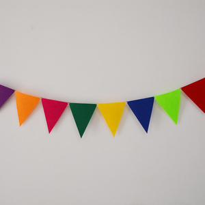 Striscione in Feltro per Feste di <span class=keywords><strong>Compleanno</strong></span>, Decorazioni per Natale, Pasqua, Capodanno, Ornamenti Speciali Uno Due - Product Image 5