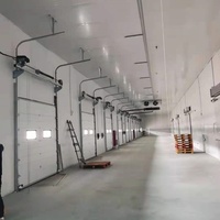 Porte industrielle à enroulement rapide, résistante à la poussière et au vent, en acier inoxydable, grande porte automatique à levage pour entrepôt et quai