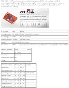 E07-M1101S Small Size <strong>CC1101</strong> 10dBm SPI SMD Transmitter Wireless Transceiver <strong>433MHz</strong> RF Module - Product Image 4