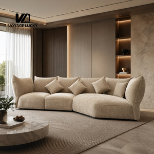 Divano Componibile Moderno di Alta Qualità VL, Divano Sezionale in Tessuto per Soggiorno - Product Image 2