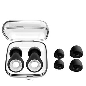 Bouchons d'oreilles en silicone super doux pour les dormeurs latéraux, bloque le <span class=keywords><strong>ronflement</strong></span>, bouchons d'oreille réutilisables confortables - Product Image 4