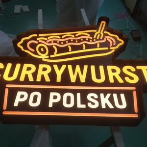 BRANDNEWSIGN <span class=keywords><strong>Custom</strong></span> esterno Led SignageShop in acciaio inox impermeabile 3D canale segni lettera all'aperto - Product Image 1