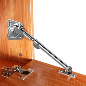 Jinnate Cabinet Lift Support Rod Hydraulic Gas Spring Zinc Alloy For <b>Wardrobe</b> Door <b>Hardware</b> Pair - Product Image 2