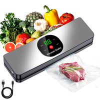 Scelleuse sous vide rechargeable sans fil pour le stockage des aliments Mini machine à sceller électrique pour la cuisine, le camping et les voyages