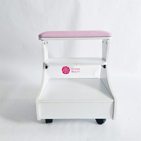 Yicheng beauté gros tabouret de pédicure repose-pieds pédicure manucure meubles Salon chariot à ongles chariot bain de pieds tabouret avec roues