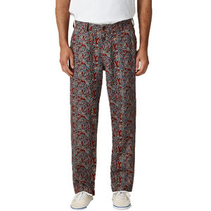 Pantalon décontracté pour homme à imprimé africain, couleurs vives, poches latérales, taille élastique confortable, 100% polyester - Product Image 3