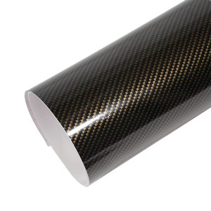 <span class=keywords><strong>Vinilo</strong></span> Adhesivo de Fibra de <span class=keywords><strong>Carbono</strong></span> FYL PET Negro Dorado/Plateado 8D para Automóviles, Rollo de <span class=keywords><strong>Vinilo</strong></span> Autoadhesivo con Liberación de Aire - Product Image 2