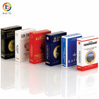 Boîte à Cigarettes Personnalisée en Carton, Étui Simple et Standardisé pour Tabac, Emballage pour Étui à Cigarettes