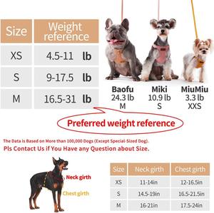 ドッグリーシュ付きプルドッグハーネスなし、軽量ペットハーネスベスト、ソフトアジャスタブルチョークエスケーププルーフなしかわいいドッグハーネス - Product Image 5