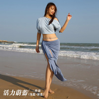 Dpwn999 Costume de danse orientale arabe sexy Tribal Gypsy Circle Skirt Set Dancing Costumes Outfit Top Bra Hip Scarf Skirt OEM