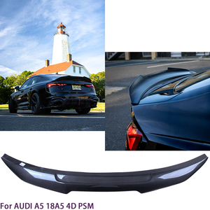 สปอยเลอร์หลังคาร์บอนไฟเบอร์ทรง PSM สำหรับ A5 S5 RS5 B9 4 ประตู Sportback ปี 2016-2025 - Product Image 2