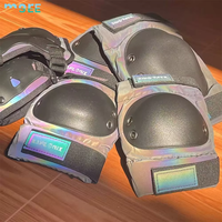 Ensemble de protection pour enfants SeeMore 6-1, coussinets souples pour genoux, coudes et poignets, patins à roulettes, vélo, skateboard, équipement de sécurité sportive