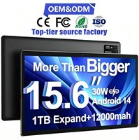 MESWAO Tablet TV Layar Sentuh Mobile 15.6 Inci 1920x1080 WiFi Nirkabel Dapat Digulung Android 14 Bisnis MTK Octa Core 2.2GHz USB-C