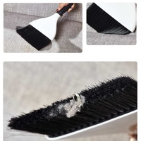 Ensemble balai et pelle miniature mignon de Realida, petite brosse pelle pour clavier, bureau et outils de nettoyage ménager