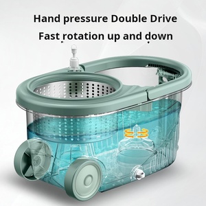 <span class=keywords><strong>360</strong></span> ROTARY lau thiết lập ổ đĩa đôi xô tay-miễn phí xoay sợi nhỏ sàn làm sạch hệ thống xô thiết lập Quay lau với bánh xe - Product Image 5