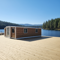 Casa Contenedor Modular de Fábrica, Resistente, Espaciosa, de Rápida Instalación, Móvil, con Vista al Lago, Montaña, Acogedora, Expandible para Exteriores