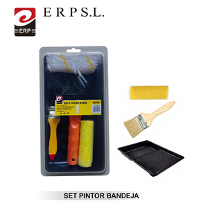 Juego de 5 Piezas de Rodillos y Bandejas de Plástico Modernos Erpsl para Herramientas de Pintura - Product Image 1