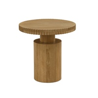 Table d'appoint ronde moderne en bois, table de chevet cylindrique, table d'appoint de canapé pour salon, appartement, hôtel, mobilier de maison