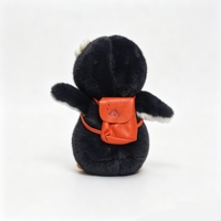 Peluche Pingouin Gentoo Doux, Jouet en Peluche Courte, Rembourrage Coton PP, Pattes en PU Stables, Plusieurs Tailles, Cadeau Câlin pour Enfants