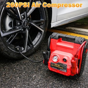 <span class=keywords><strong>Avviatore</strong></span> di Emergenza Portatile 12V 1800A per <span class=keywords><strong>Auto</strong></span>, Gonfiatore Pneumatici 260PSI con <span class=keywords><strong>Accendisigari</strong></span> 12V DC, QC3.0 e Luce LED, Booster Batteria - Product Image 3