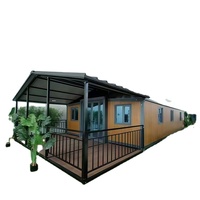 Casa Contenedor Prefabricada Expandible e Impermeable de Acero Ligero, Estructura de Acero, Casa Móvil, Oficina, Tienda, Cocina, Dormitorio