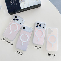 Coque de téléphone à dégradé laser pour iPhone 18 Pro Max, étui antichoc pour iPhone 17 16 15 Pro Max LZ104