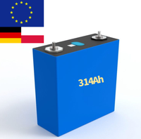Batterie LiFePO4 de qualité A MB31 314Ah 3.2V en stock UE pour système de stockage d'énergie, cellule compatible 12V 24V 48V pour stockage d'énergie