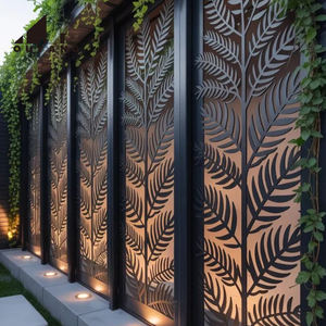 Panel Decorativo de Acero Inoxidable con Diseño Moderno, Tema de Animales del Bosque, Corte Láser, para Cercas de Villas y Hoteles - Product Image 5